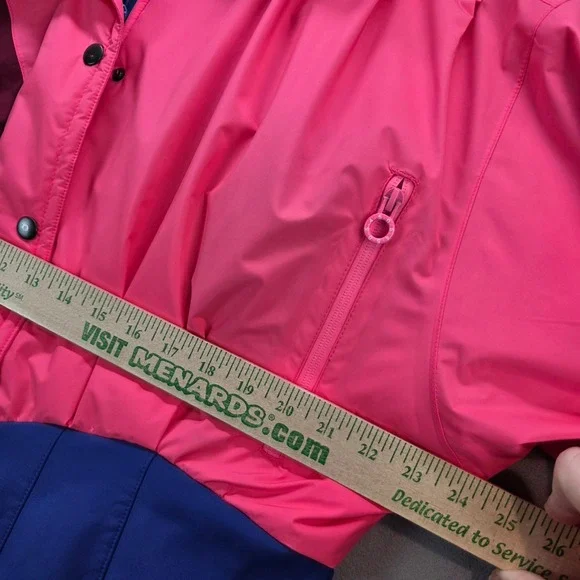 ASOS 4505 Snow Full Ski Suit Jumpsuit Pink Blue Colorblock Womens Size US 18 - Picture 8 of 12